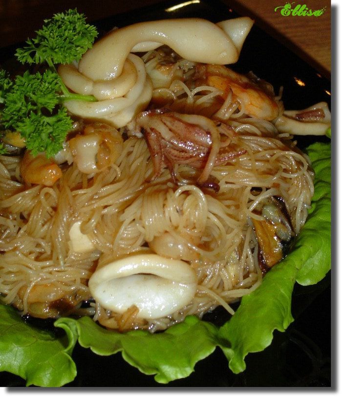 &amp;quot;Морской коктейль&amp;quot; с рисовой вермишелью