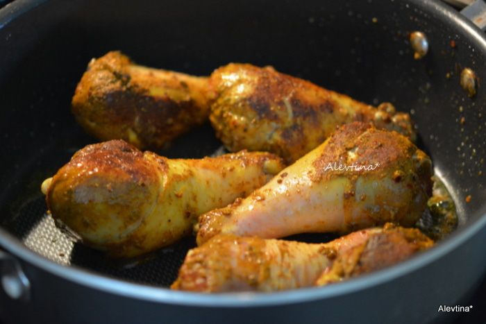 Куриная голень по-мароккански