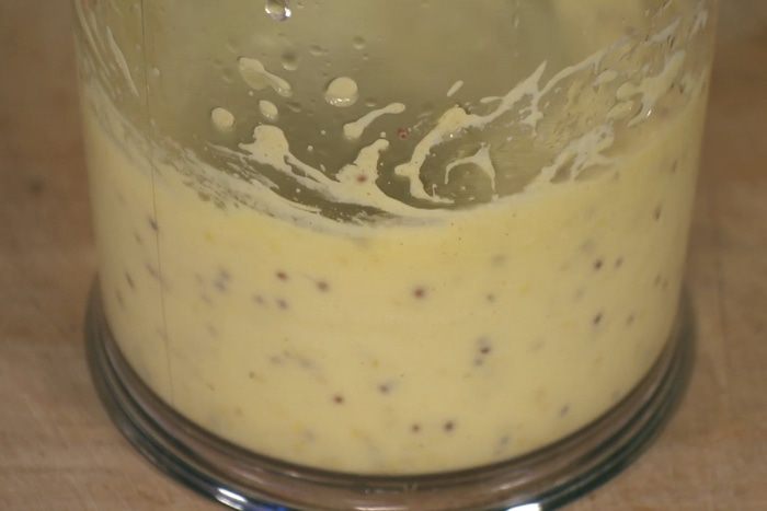 Картофельный салат с авокадо и домашним майонезом 