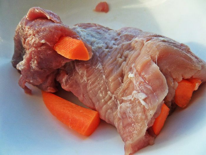 Свинина с морковкой к рису