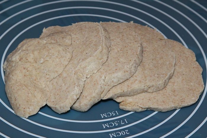 Лепешки с сыром тофу