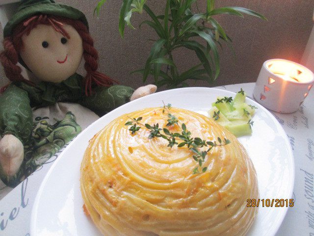 Запеканка &amp;quot;Купол из макарон&amp;quot;