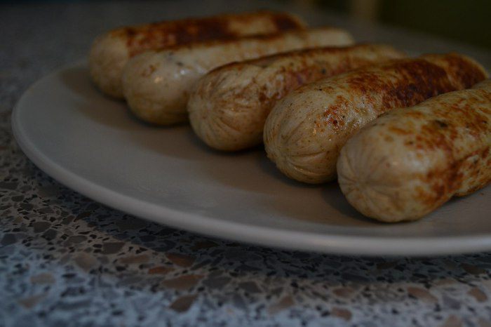 Сосиски куриные (домашние)