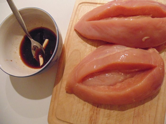 Куриные грудки, фаршированные песто