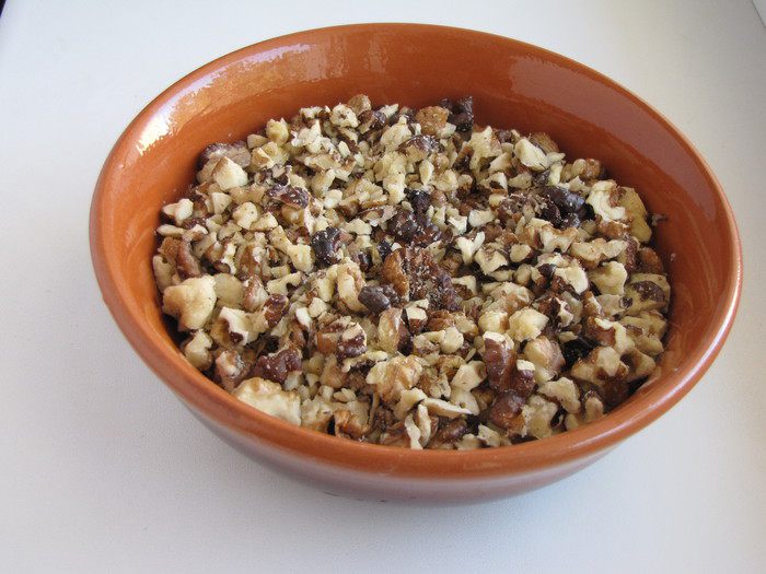 Яблочно-ореховый пирог