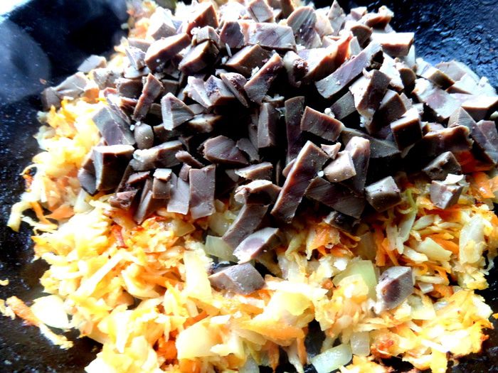 Почки с гречкой