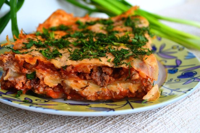 Капустная лазанья