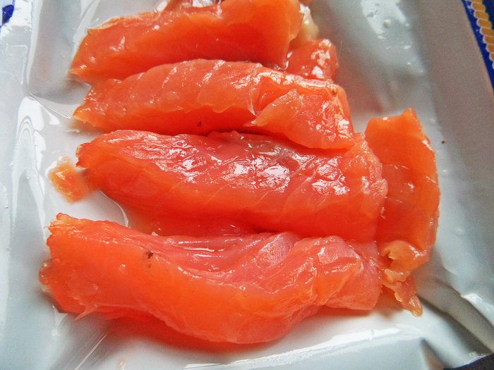 Фриттата с лососем и картофелем