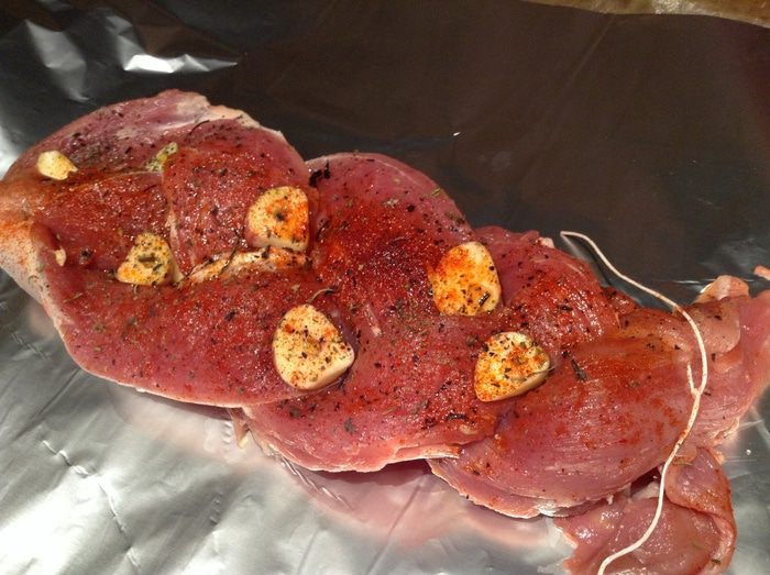 Вырезка под сыром