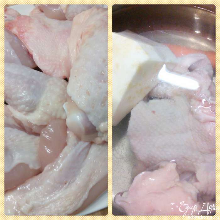 Курица, тушеная с помидорами по-средиземноморски 