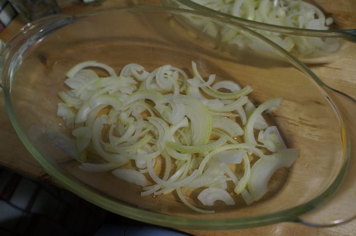 Семга, запеченная  в кефире 