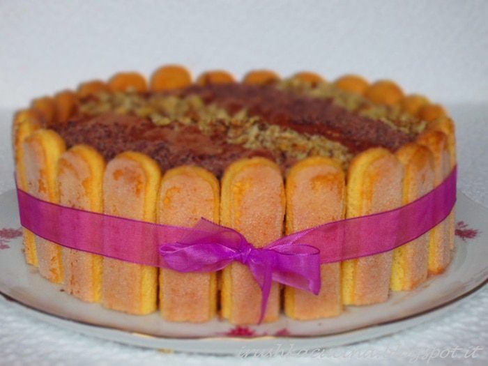 Шарлотка &amp;quot;Ореховое тирамису&amp;quot; 