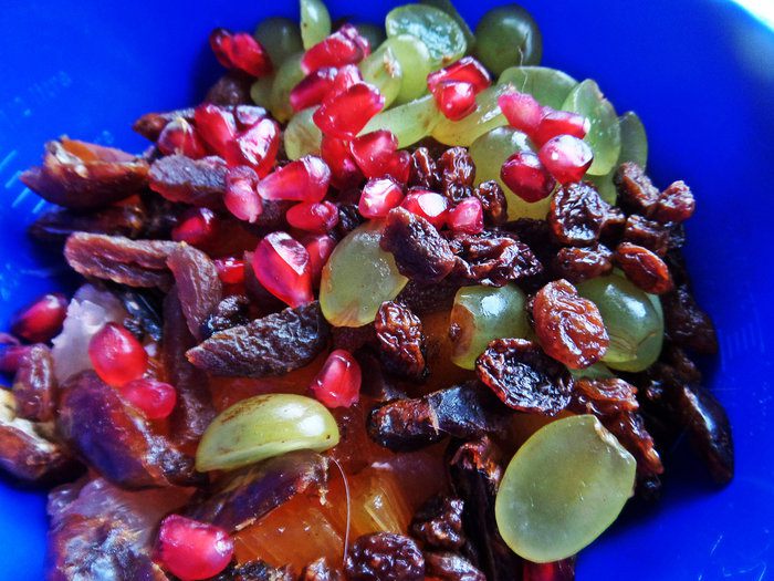 Фруктовый салат с арахисовым вкусом