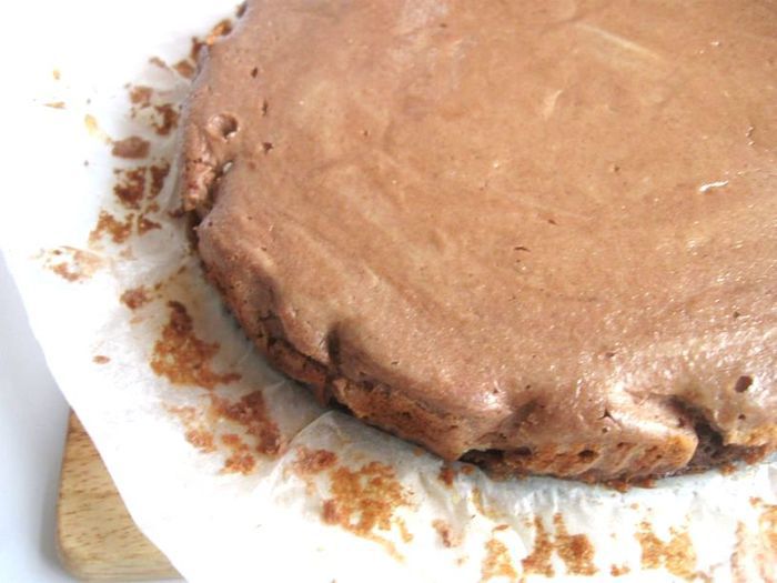 Шоколадно-лимонный чизкейк со вкусом горького миндаля