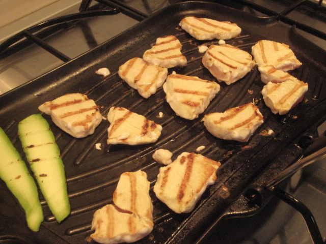 Пармиджана из цукини и филе индейки