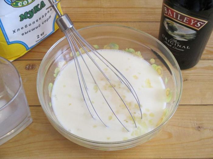 Блинчики со сливочным ликером 