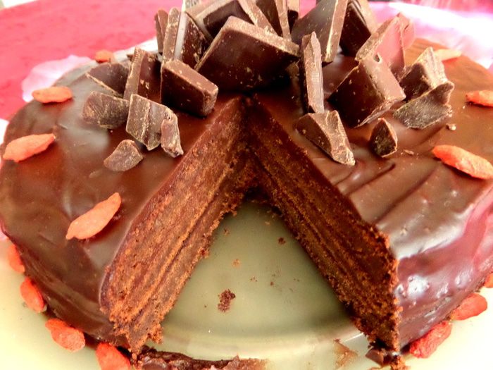 Торт &amp;quot;Шоколадный мусс&amp;quot; (без муки)