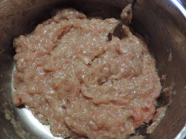 Мясные «улитки» на пару