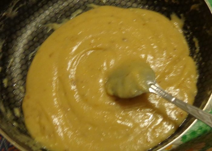 Шоколадное печенье с кешью и кремом тоффи