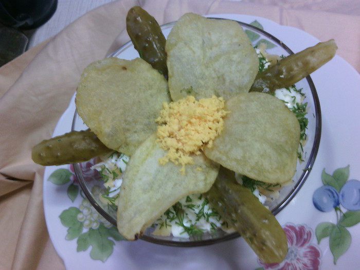 Салат &amp;quot;Орхидея&amp;quot; с морковкой по-корейски