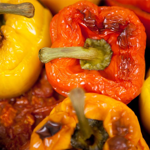 Фаршированный перец с рисом и мятой