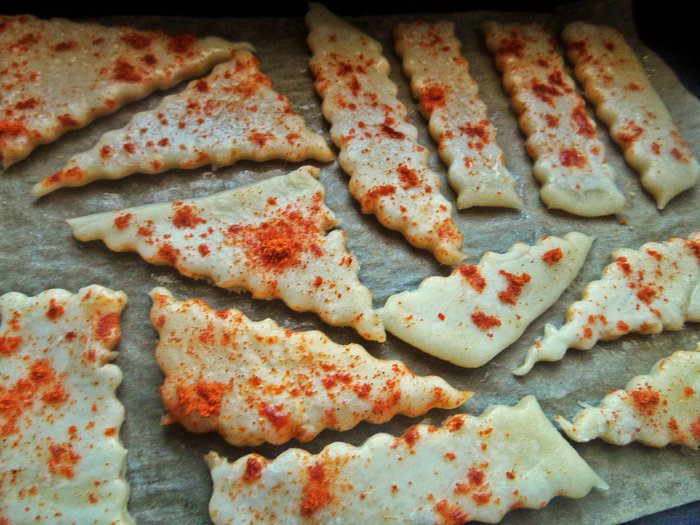 Постные крекеры (сладкие и соленые)