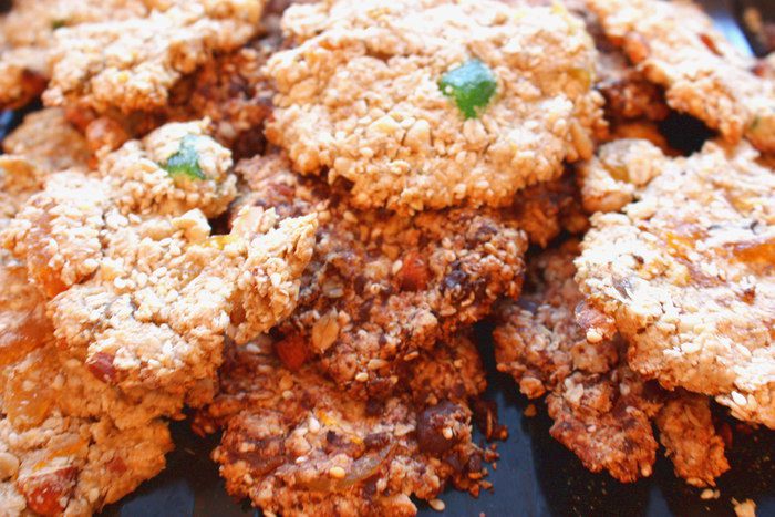 Орехово-овсяное печенье (а-ля гранола)