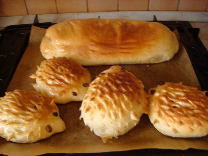 Булочки &amp;quot;Ежики&amp;quot;