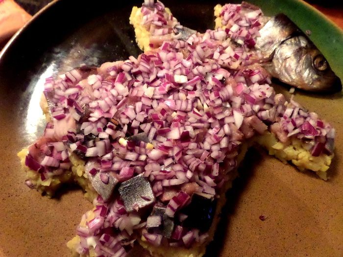 Салат &amp;quot;Селедочка в наряде Санта Клауса&amp;quot;