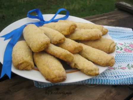 Печенье &amp;quot;Творожные трубочки&amp;quot;